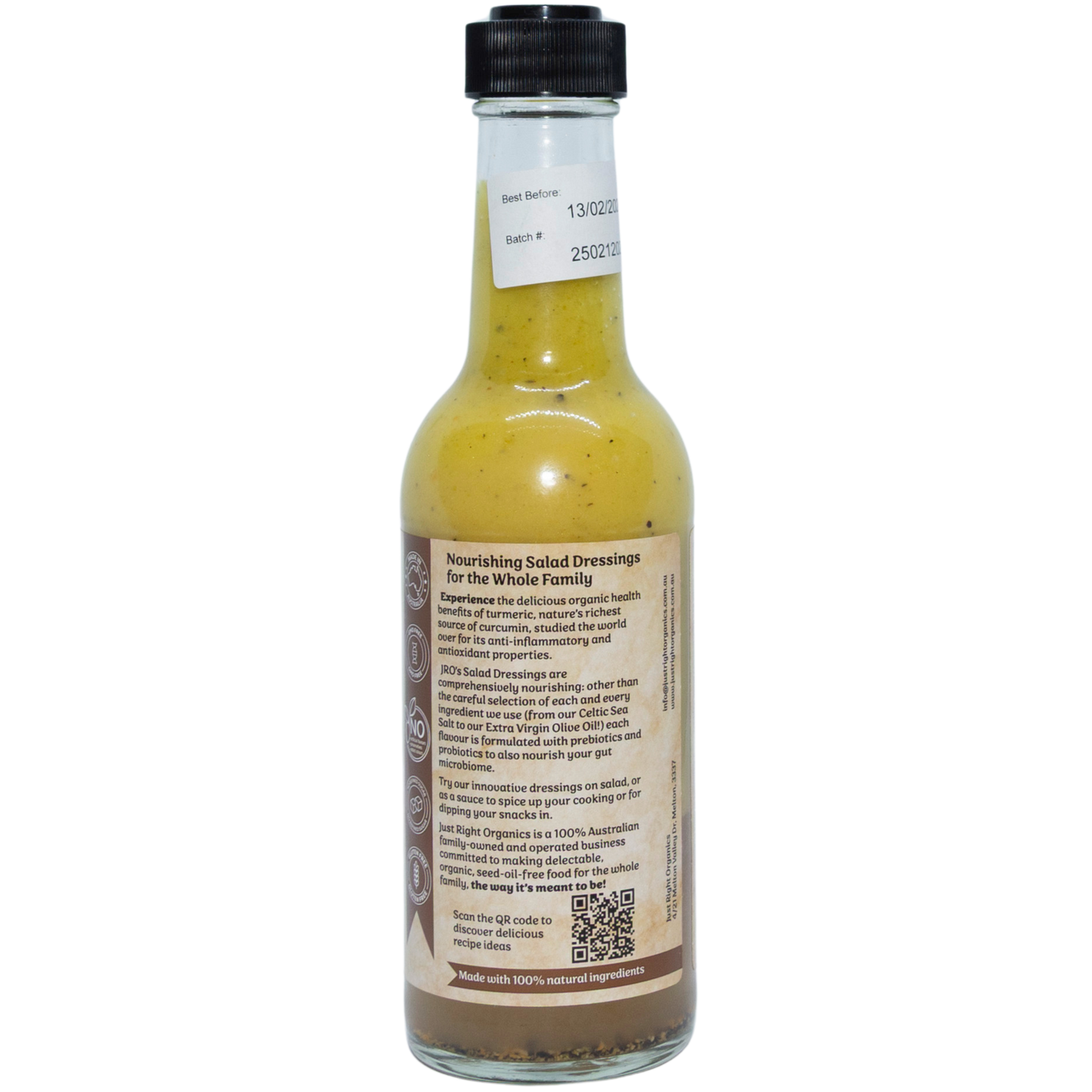 Turmeric and Ginger Salad Dressing - Rich in curcumin