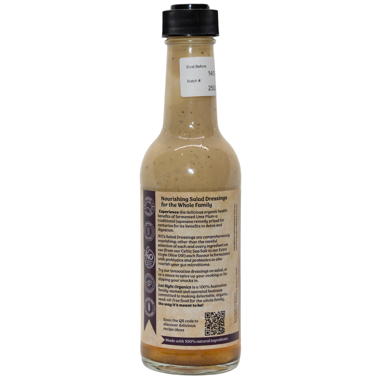 Ume Plum Salad Dressing - Nature's tonic