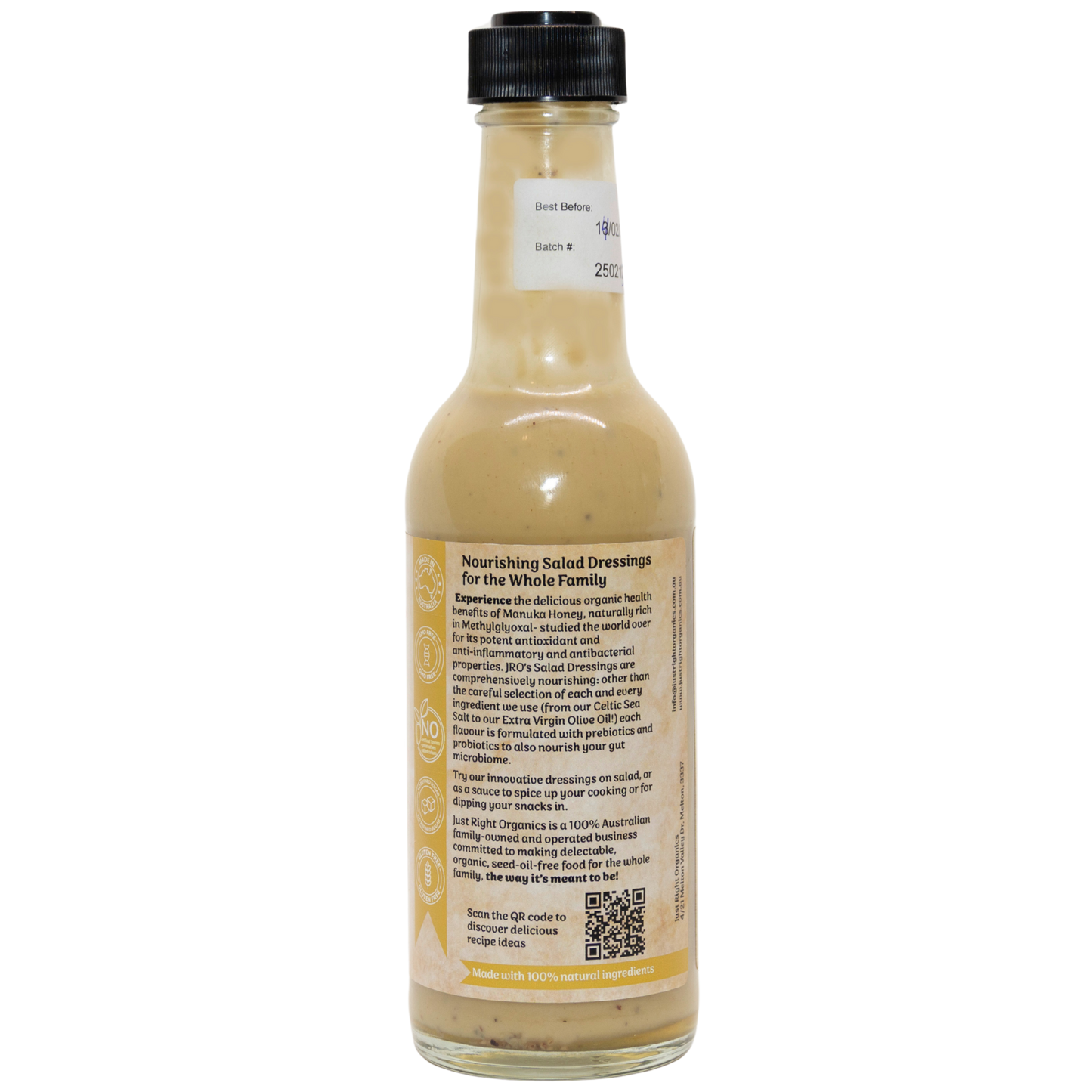 Manuka Honey and Dijon Mustard Salad Dressing - rich in Methylglyoxal