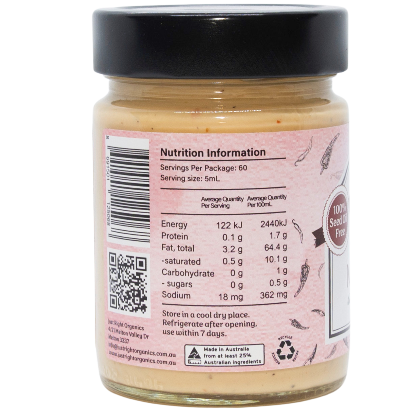 Chilli Mayonnaise - for the health-conscious connoisseur